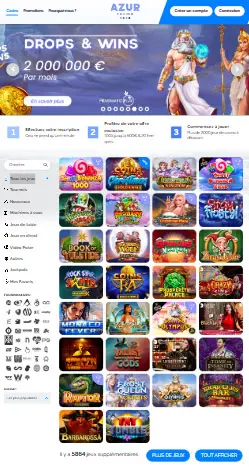 l'application et interface BETSTRO CASINO